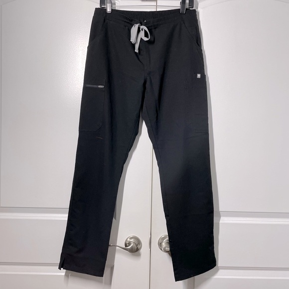 Figs Pants - Figs Black Technical Collection Scrub Pants Size M